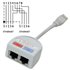 UTP Port Doubler cable de red Gris