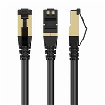 PP8-LSZHCU-BK-1.5M cable de red Negro 1,5 m Cat8 S/FTP (S-STP)