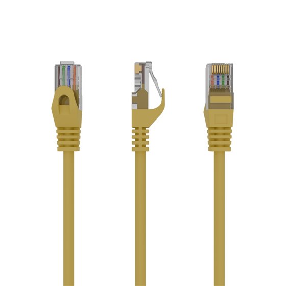 PP6U-1M cable de red Amarillo Cat6 U/UTP (UTP)
