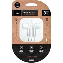 AURICULARES TECHONE BOTON MINI JACK BLAN