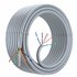 Bobina Cable de Red 100 m, UTP CAT6, Polietileno de Alta Densidad (Solid HDPE) y LSZH – Cuatro Cables Trenzados y separador – Di
