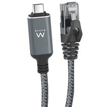 EC2001 cable de red Negro, Gris 1,5 m Cat6