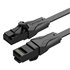 Cable de Red RJ45 UTP IBABI Cat.6/ 3m/ Negro