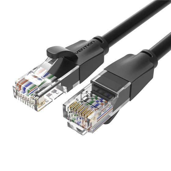 Cable de Red RJ45 UTP IBEBL Cat.6/ 10m/ Negro