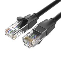Cable de Red RJ45 UTP IBEBL Cat.6/ 10m/ Negro