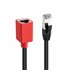 60189 cable de red Negro, Rojo 0,2 m Cat6a