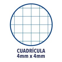 Bloc TAURO Premier Folio 80H 90 g. Tapa Dura Cuadrícula 4 mm.