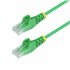 Cable de Red Ethernet CAT6 Delgado sin Enganches Verde de 2,5m - Cable RJ45 Snagless Slim 28AWG - Alambre de Cobre Puro - PoE 10