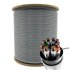 Bobina de cable de red S/FTP Cat.6A cobre LSZH sólido CPR Cca 305 m gris – PHR 6202