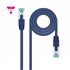 Cable de Red Cat.7 600MHZ LSZH SFTP PIMF AWG26, Azul, 1 m