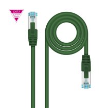 Cable de Red Cat.7 600MHZ LSZH SFTP PIMF AWG26, Verde, 1 m