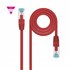 Cable de Red Cat.7 600MHZ LSZH SFTP PIMF AWG26, Rojo, 1 m