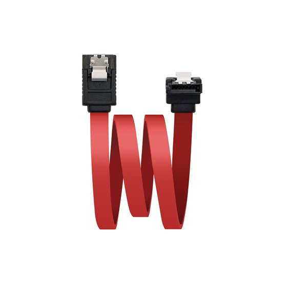 CABLE SATA DATOS ACODADO CON ANCLAJES 0.5 M