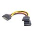 CC-SATAM2F-01 cable de SATA 0,15 m Multicolor