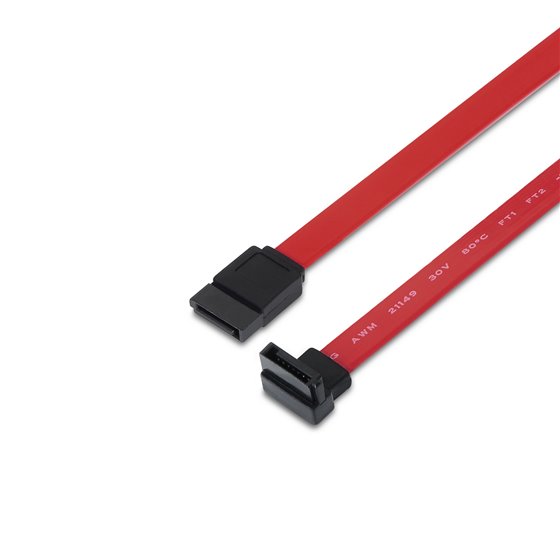 A130-0155 cable de SATA 0,5 m SATA 7-pin Negro, Rojo