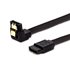 GAK-04 Kabel SATA III 30cm, oplot czarny, ktowy, zote zatrzaski cable de SATA 0,3 m SATA 7-pin 2 x SATA 7-pin Negro