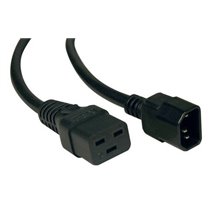 IEC C14/IEC C19, 10/16 A Negro 2 m C14 acoplador C19 acoplador