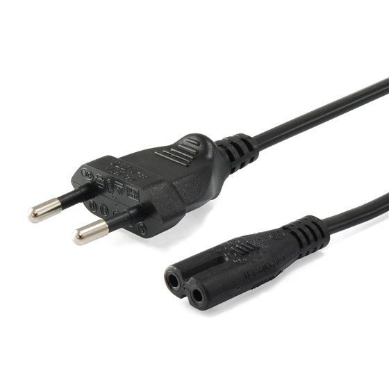 112161 Negro 3 m Enchufe tipo C C7 acoplador