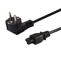 CL-67 cable de transmisión Negro 1,2 m IEC Type C (3.8 mm, 1.1 mm) CEE7/7