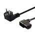 CL-115 cable de transmisión Negro 1,2 m IEC C13