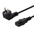 CL-98 cable de transmisión Negro 1,8 m IEC C13 Enchufe tipo E