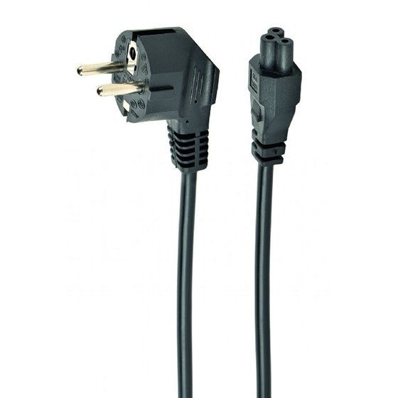 PC-186-ML12-0.5M cable de transmisión Negro 0,5 m CEE 7/7 C5 acoplador
