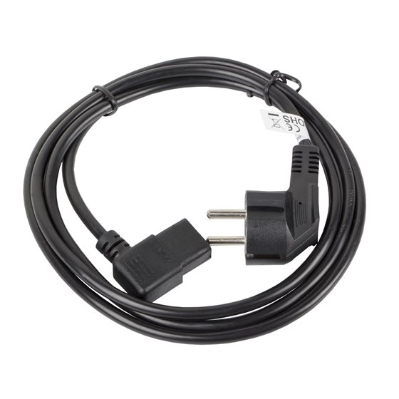 CA-C13C-12CC-0030-BK cable de transmisión Negro 3 m CEE7/7 IEC 320