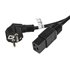 CA-C19C-10CC-0018-BK cable de transmisión Negro 1,8 m CEE7/7 C19 acoplador