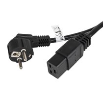 CA-C19C-10CC-0018-BK cable de transmisión Negro 1,8 m CEE7/7 C19 acoplador