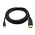 Mini-DisplayPort (m) de 3 m a DisplayPort (m) - Color negro