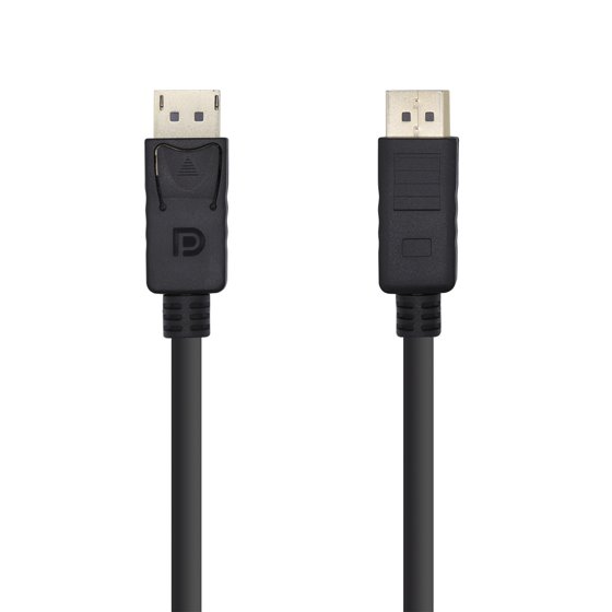 Cable Displayport V1.2 4K@60HZ, DP/M-DP/M, Negro, 5.0m