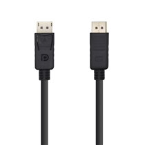 Cable Displayport V1.2 4K@60HZ, DP/M-DP/M, Negro, 10m