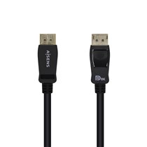 Cable Displayport Certificado V1.4 8k@60hz, DP/M-DP/M, Negro, 0.5m