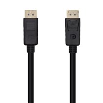 Cable DisplayPort V1.2 4K@60Hz, DP/M-DP/M, Negro, 1.0m