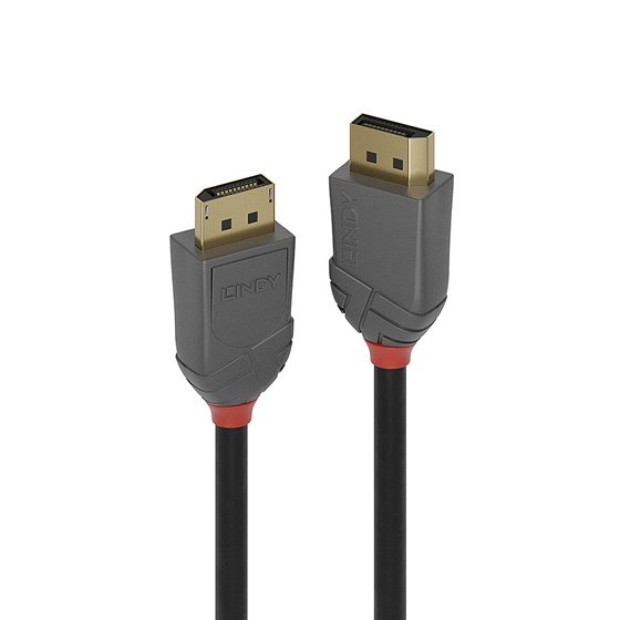36484 cable DisplayPort 5 m Negro, Gris