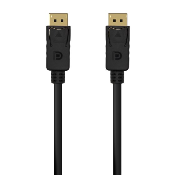 Cable DISPLAYPORT V1.2 4K@60Hz, DP/M-DP/M, Negro,1.5M
