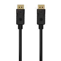 Cable DISPLAYPORT V1.2 4K@60Hz, DP/M-DP/M, Negro,1.5M