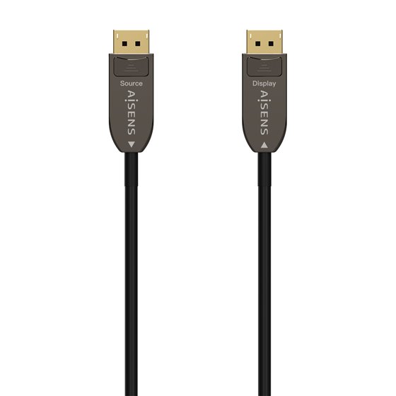 Cable DISPLAYPORT AOC V1.4 8K@60Hz 4K@120Hz 4:4:4 32.4Gbps, DP/M-DP/M, Negro, 50M