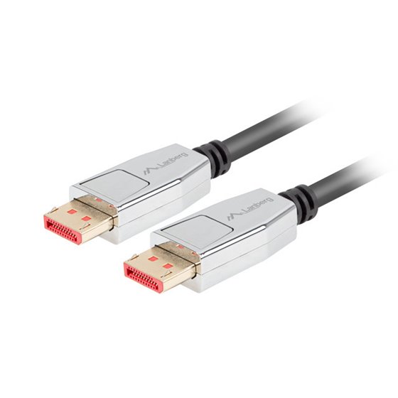 CA-DPDP-20CU-0010-BK cable DisplayPort 1 m Negro, Plata