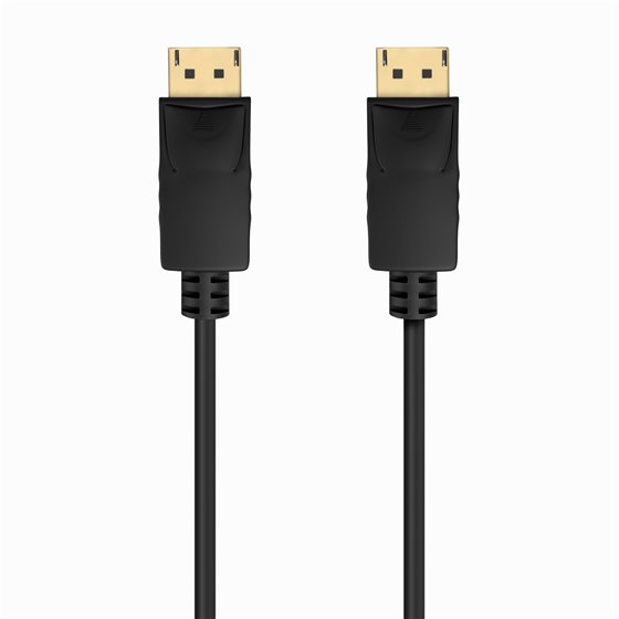 Cable DISPLAYPORT V1.2 CCS 4K@60Hz, DP/M-DP/M, Negro, 1.0m