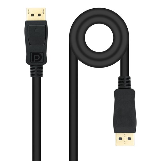 Cable DisplayPort 1.4, DP/M - DP/M, Negro, 1.5 m