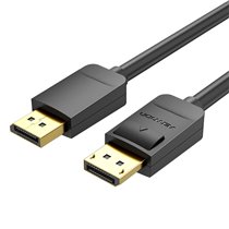 Cable DisplayPort 1.2 4K HACBF/ DisplayPort Macho - DisplayPort Macho/ 1m/ Negro