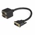 Cable Duplicador Divisor de Vídeo DVI-D de 2 Puertos Salidas Compacto - Bifurcador
