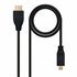 HDMI, 0.8m cable HDMI 0,8 m HDMI tipo A (Estándar) HDMI tipo D (Micro) Negro