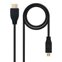 HDMI, 0.8m cable HDMI 0,8 m HDMI tipo A (Estándar) HDMI tipo D (Micro) Negro