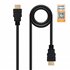 HDMI V2.0, 1.5m cable HDMI 1,5 m HDMI tipo A (Estándar) Negro