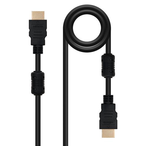 HDMI, 5m cable HDMI HDMI tipo A (Estándar) Negro