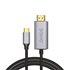 USB-C to HDMI 2.0B cable 2m silver / black gold tips CL-171 cable HDMI USB C HDMI tipo A (Estándar) Negro
