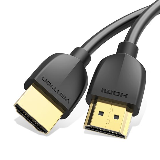 Cable HDMI 2.0 4K Portatil AAIBH/ HDMI Macho - HDMI Macho/ 2m/ Negro