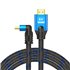 HDMI (M) v2.1 cable angled 8K HDR Dynamic OFC copper 5m CL-175 cable HDMI 3 m HDMI tipo A (Estándar) Negro